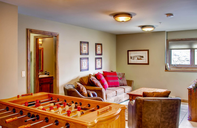 Family Den/Game Rooms at RentChalets