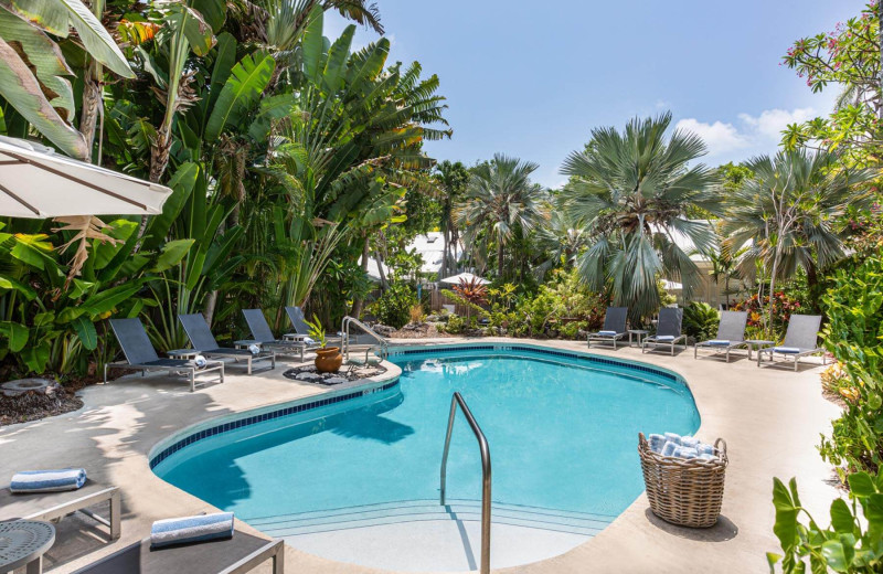 Outdoor pool at The Paradise Inn.
