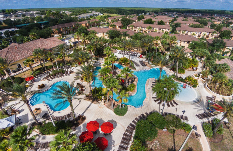 Aerial view of Regal Palms Resort at Highlands Reserve.