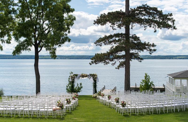 Wedding ceremony at The Inns of Aurora.