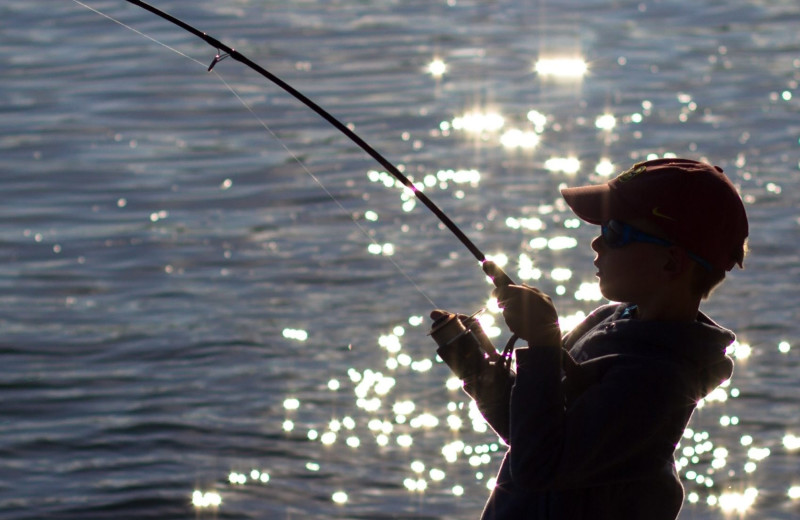 Fishing at Havasu Springs Resort.