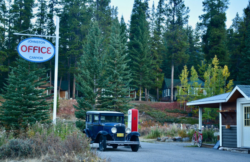 Exterior view of Johnston Canyon Resort.
