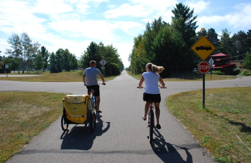 Bike trail near Quarterdeck Resort.