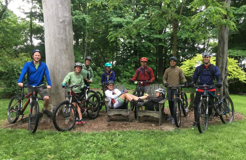 Biking at Catamount Outdoor Family Center.