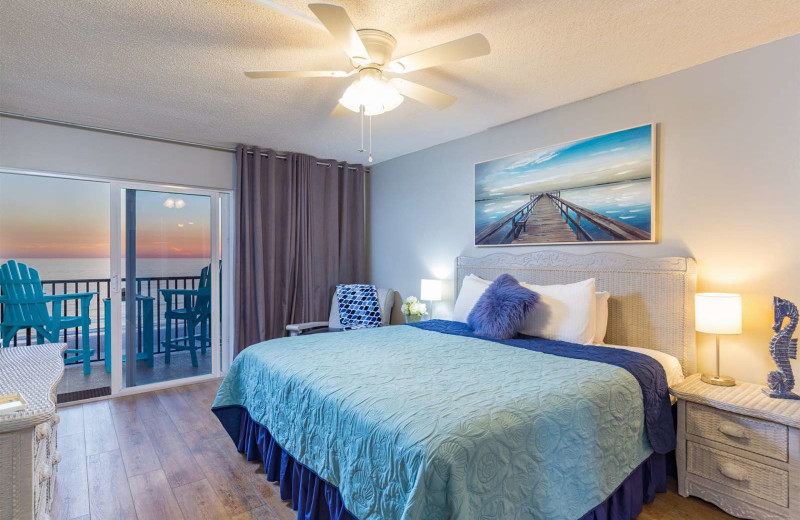 Rental bedroom at iTrip - St. Pete Beach.