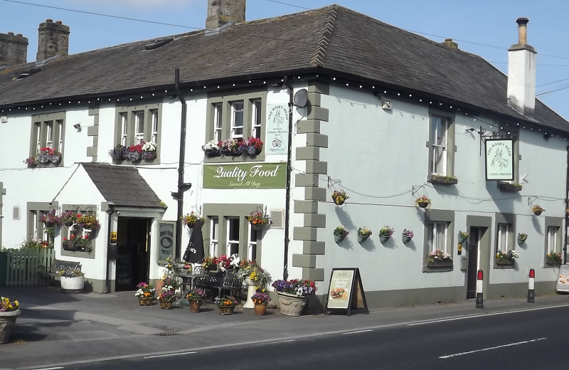 Exterior view of Boars Head Hotel.