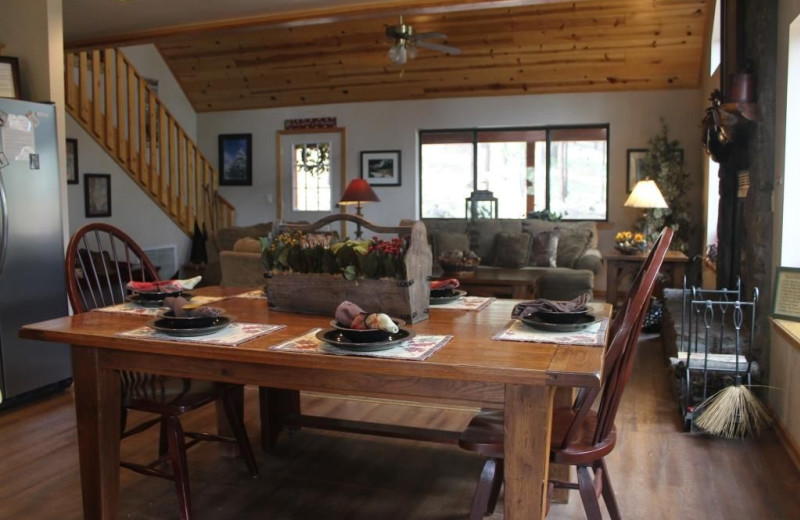 Interior at Acorn Lodge.