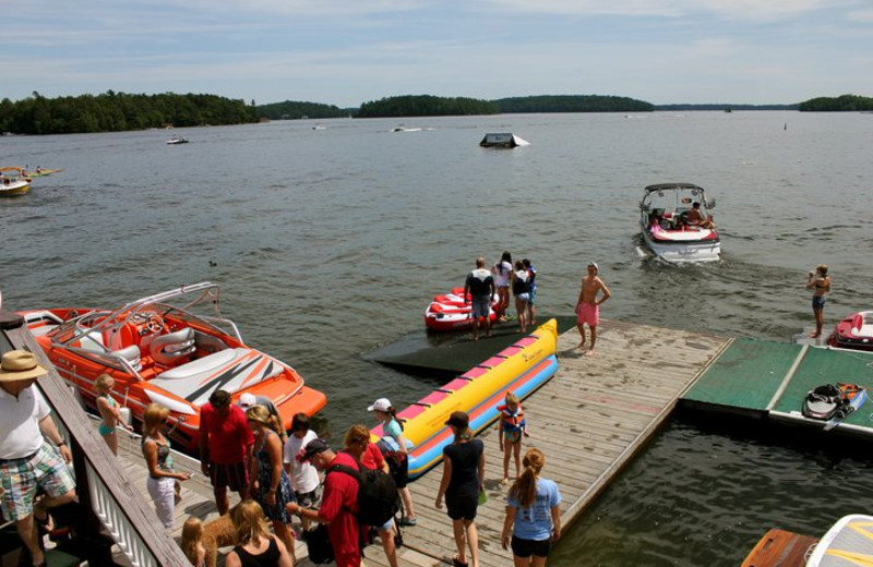 Water activities at Cleveland's House.