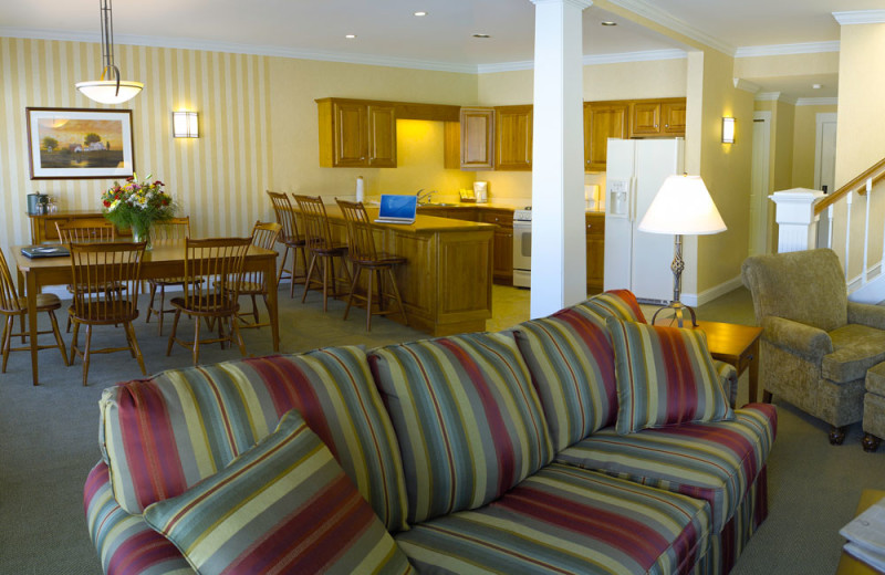 Townhouse interior at Stoweflake Mountain Resort & Spa.