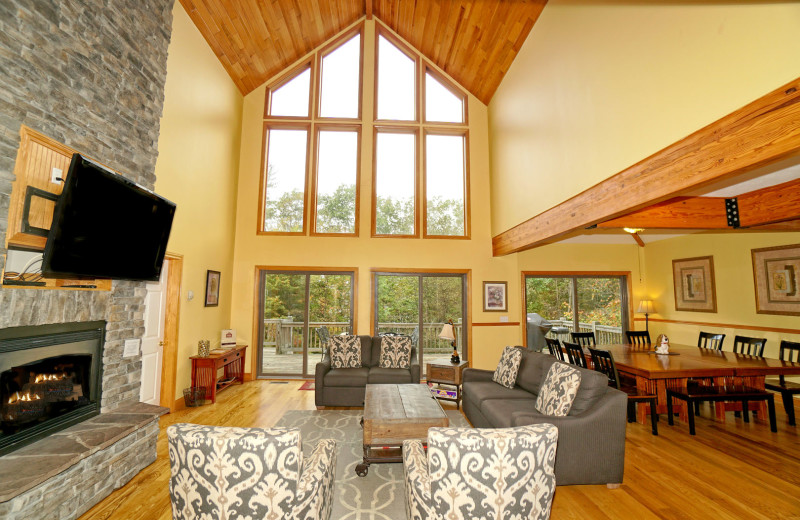 Rental living room at Railey Vacations.