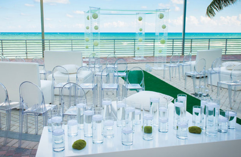 Wedding reception at The Westin Diplomat Resort.