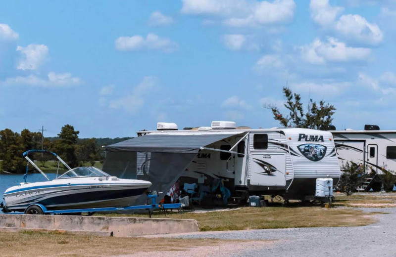 RV campground at D'Arbonne Pointe.