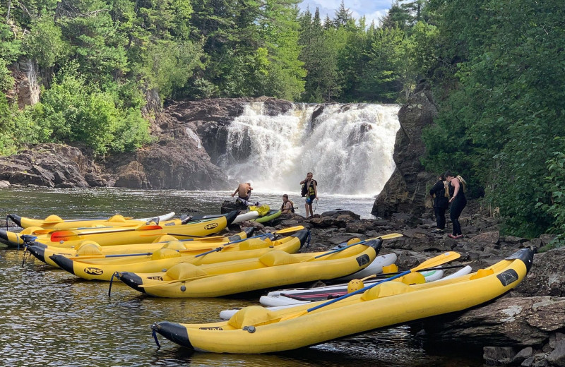 Canoeing at Adventure Bound.