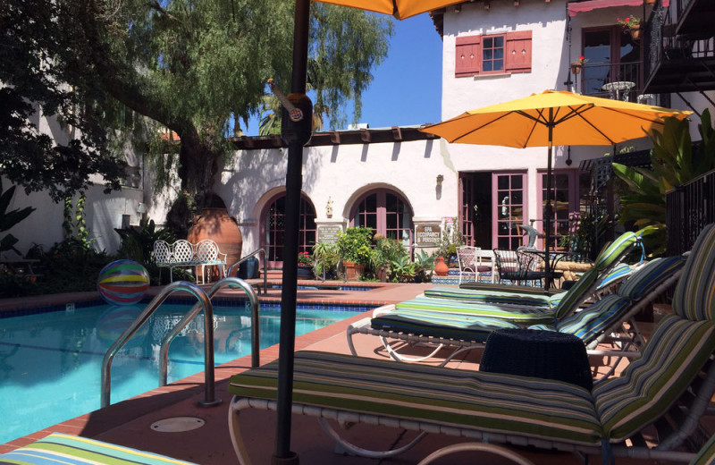 Outdoor pool at Villa Rosa Inn.