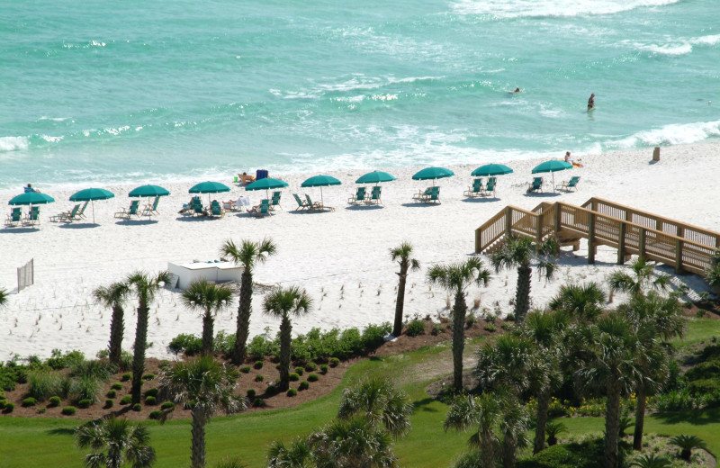 The beach at Silver Shells Beach Resort & Spa.