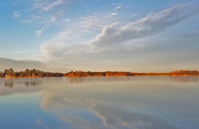 Lake view at Bay View Lodge.