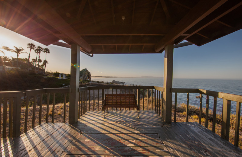 Balcony view at The Inn at the Cove.