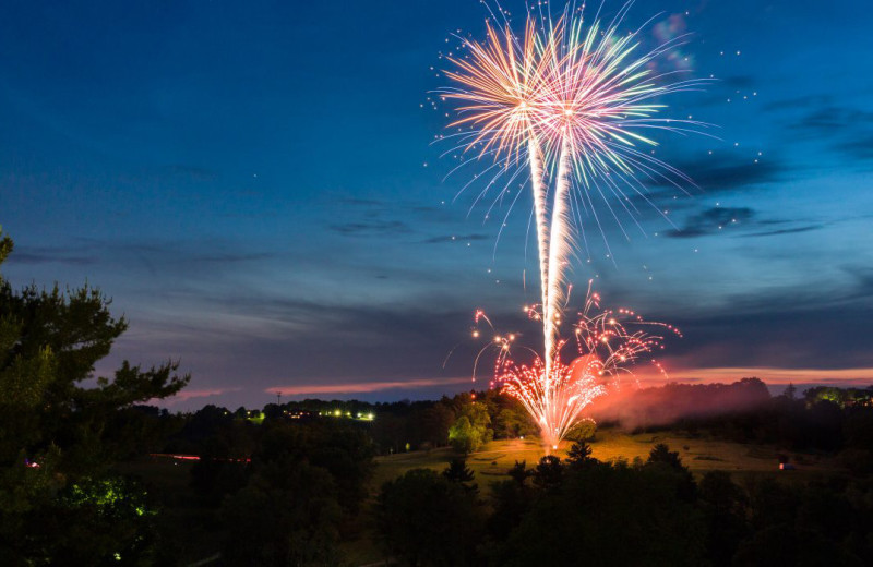 Fireworks at Oglebay Resort and Conference Center.