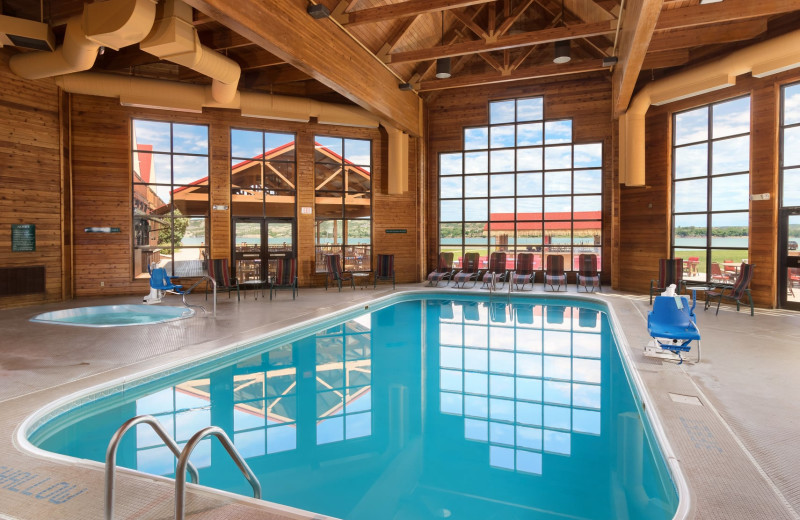 Indoor pool at Arrowwood Resort 