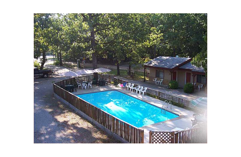 Outdoor pool at Driftwood Resort.