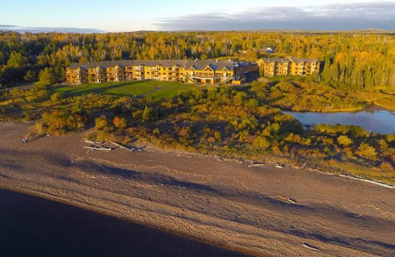 Exterior view of Superior Shores Resort and Conference Center.