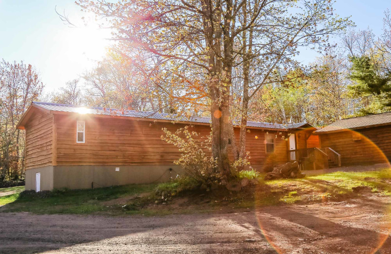 Cabin exterior at Wilderness Resort Cabins