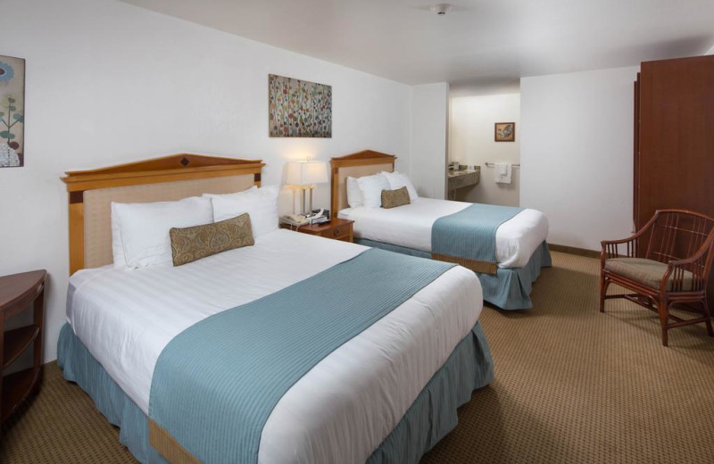 Guest room at Obertal Inn.