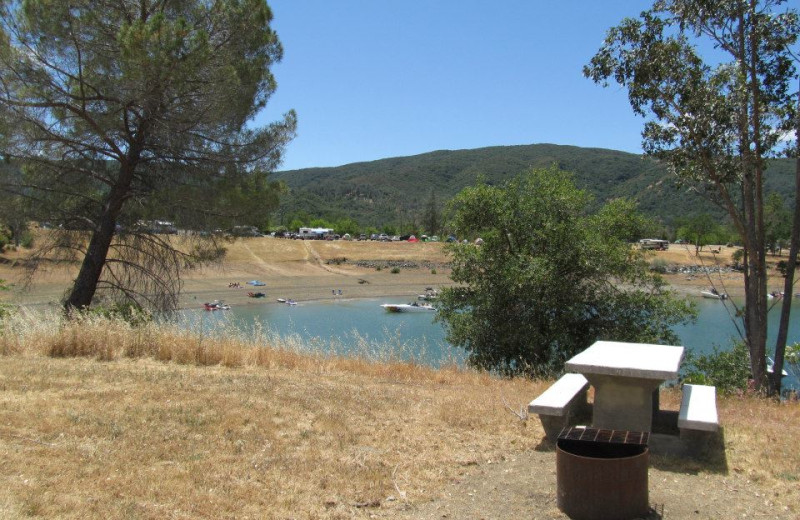 Camping at Pleasure Cove.