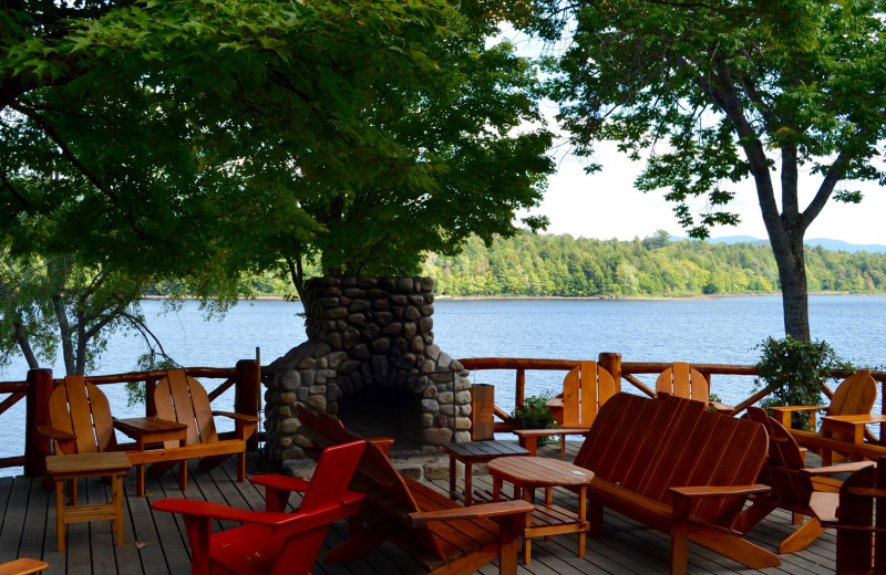 Patio at Timberlock.