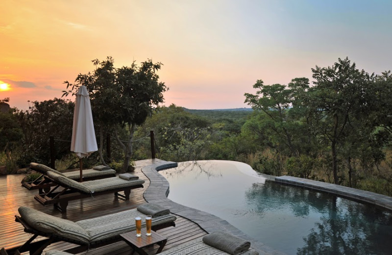 Pool at Zwahili Game Lodge.