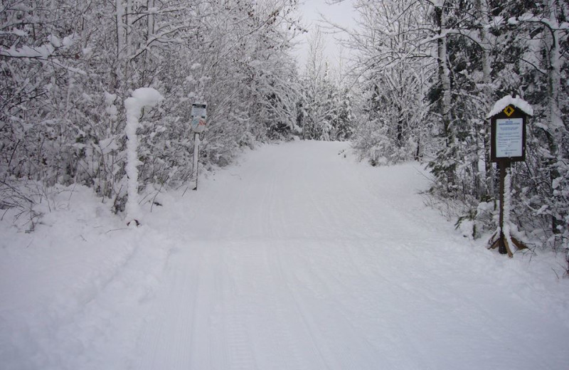 Winter time at Golden Eagle Lodge.
