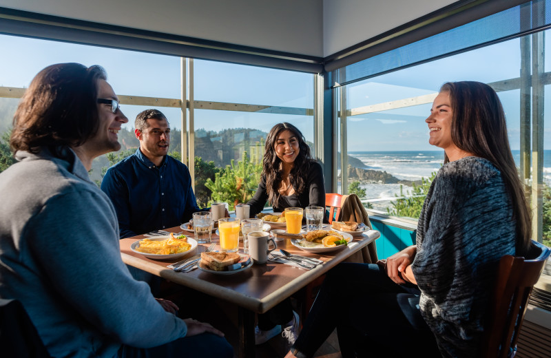 Dining at Surfrider Resort.