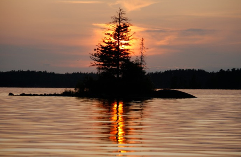 The lake at Lake Of The Woods Lodge.