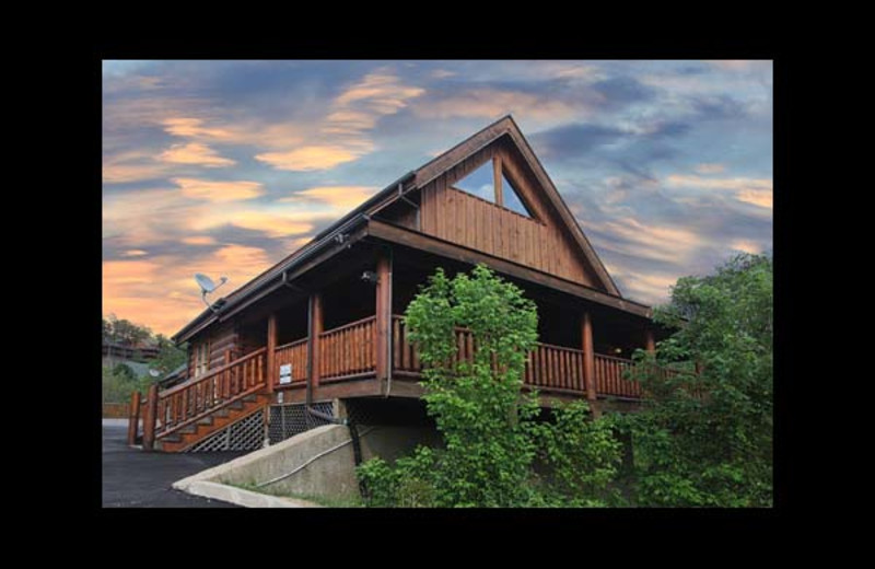 Cabin exterior at Eden Crest Vacation Rentals, Inc. - Amazing Grace.