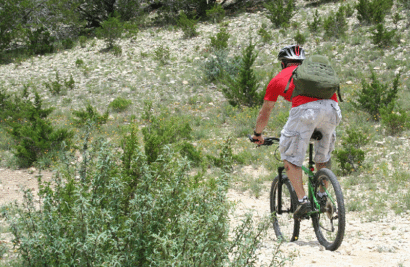 Biking at West 1077 Guest Ranch.