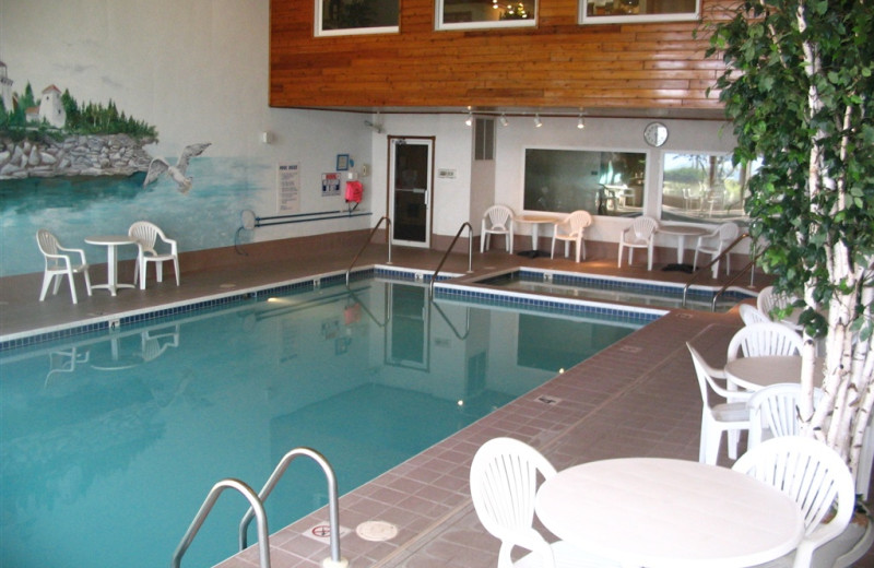 Indoor pool at Westwood Shores Waterfront Resort.