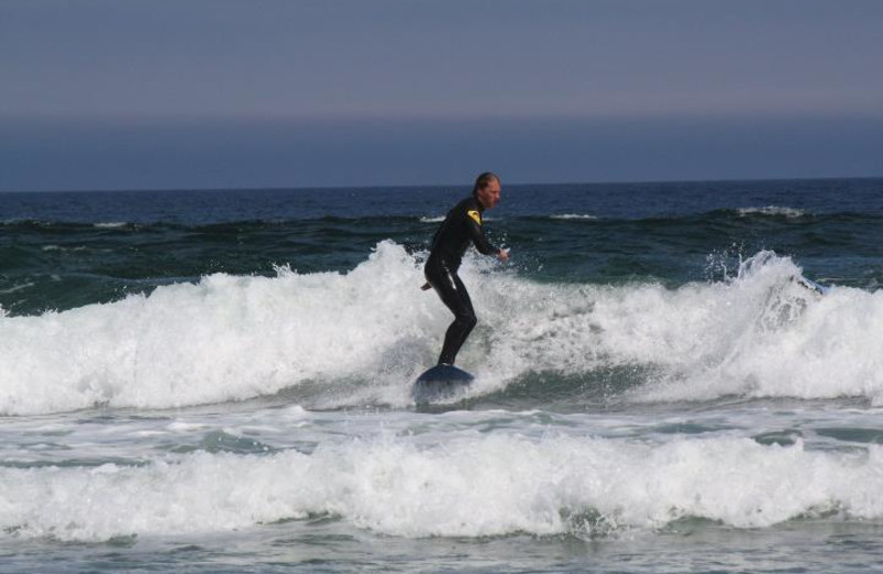 Surfing at White Point Beach Resort