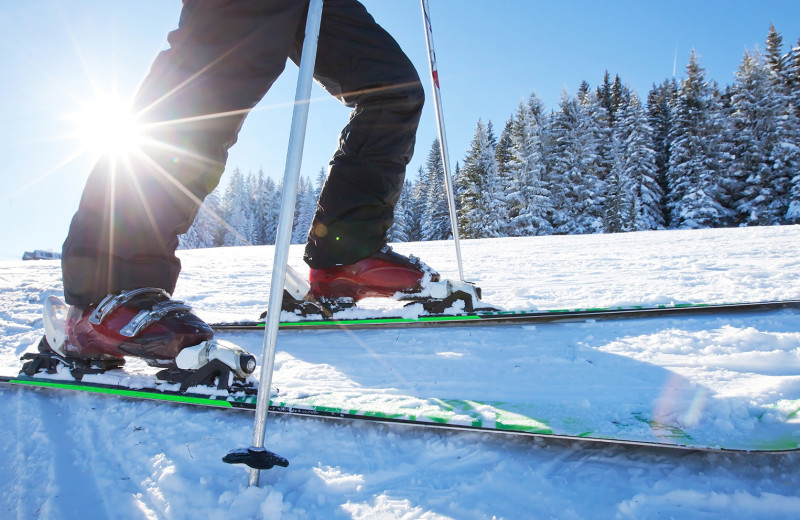 Skiing at Albergo Allegria.