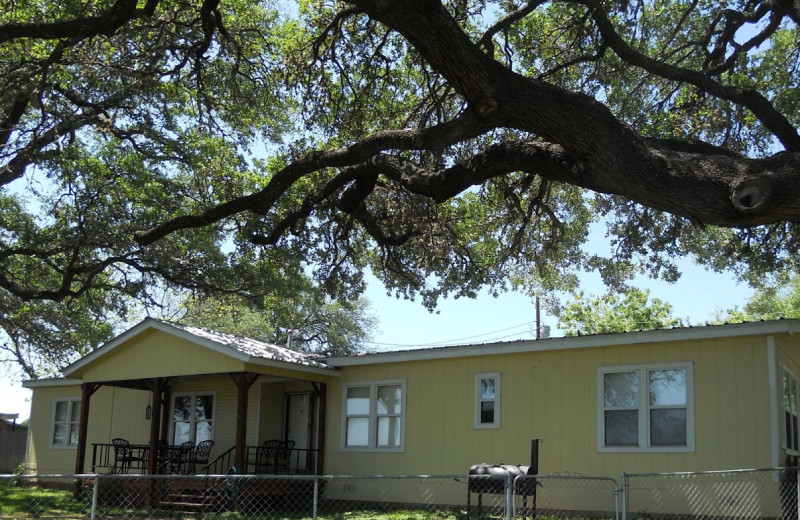 Cabin exterior at Rio Vista Resort.