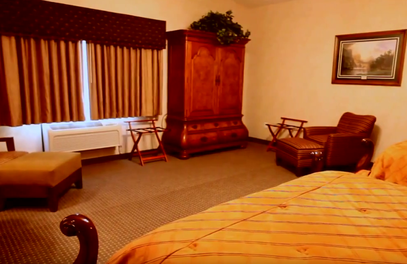 Guest room at Rushmore Express Inn & Family Suites.
