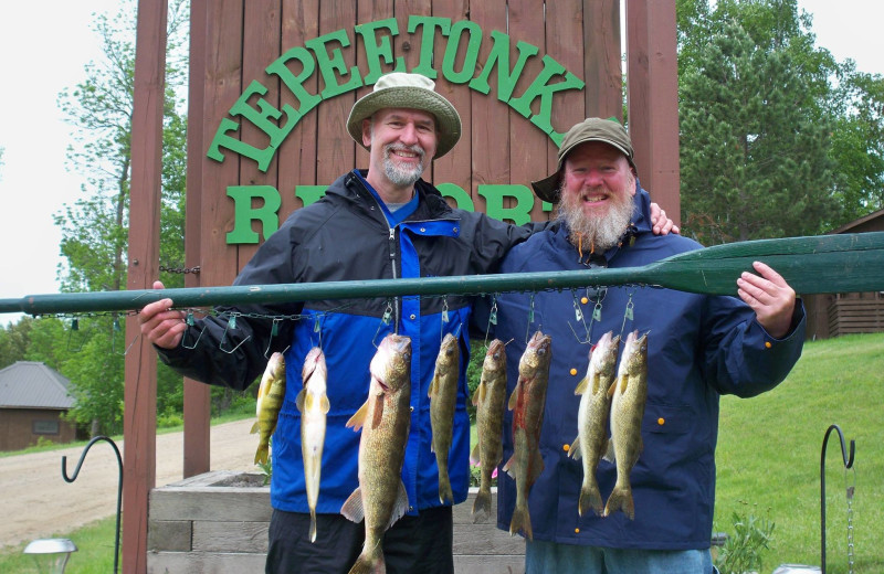 Fishing at Tepee Tonka Resort.