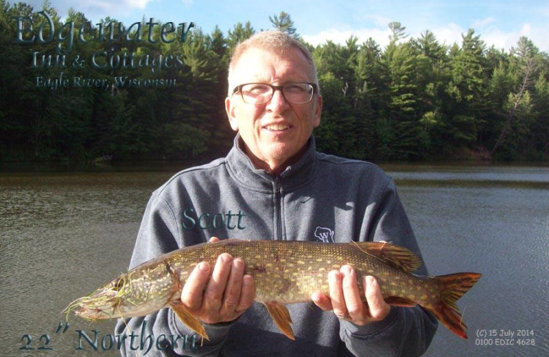 Fishing at Edgewater Inn & Cottages.