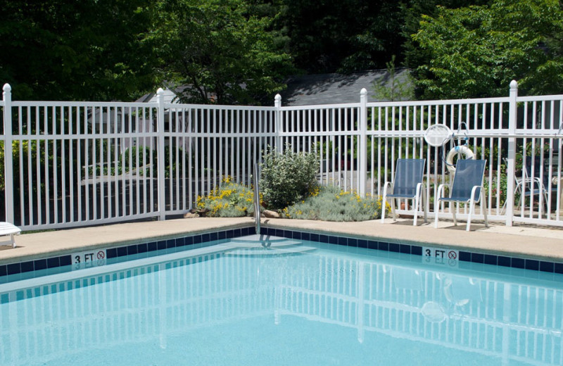 Outdoor pool at The Garden Walk Bed 