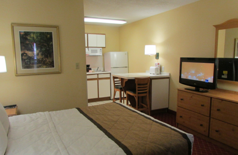 Guest room at Extended Stay America Phoenix - Scottsdale - Old Town.