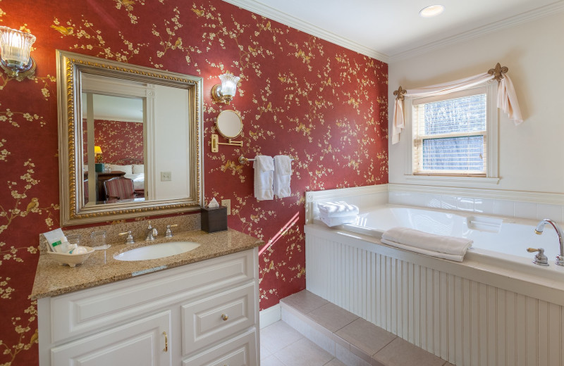 Guest room at The Inn at Thorn Hill & Spa.