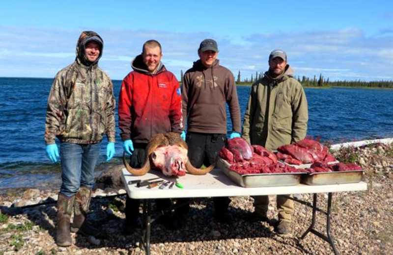 Hunting at Plummer's Arctic Fishing Lodges.