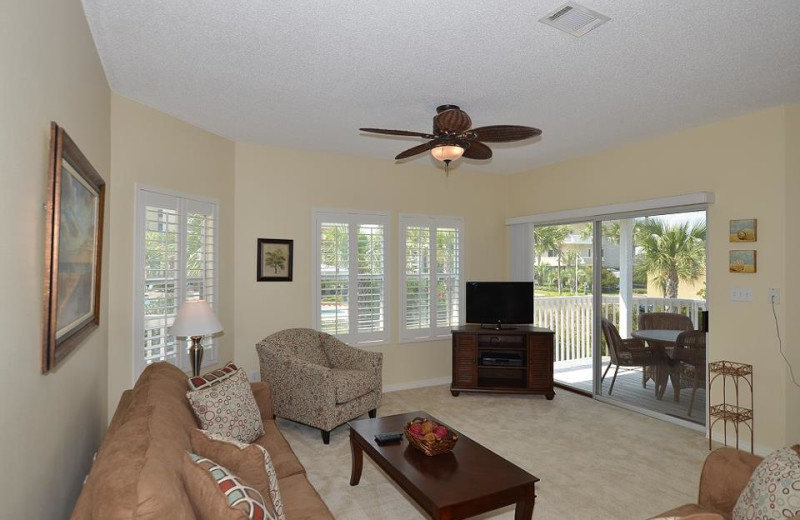 Condo interior at Sandpiper Cove.