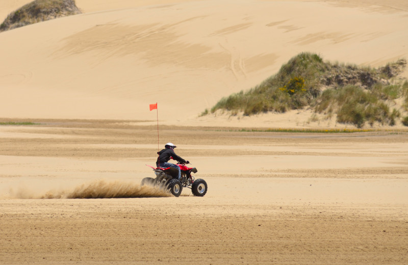 Sand dunes at Adobe Resort.