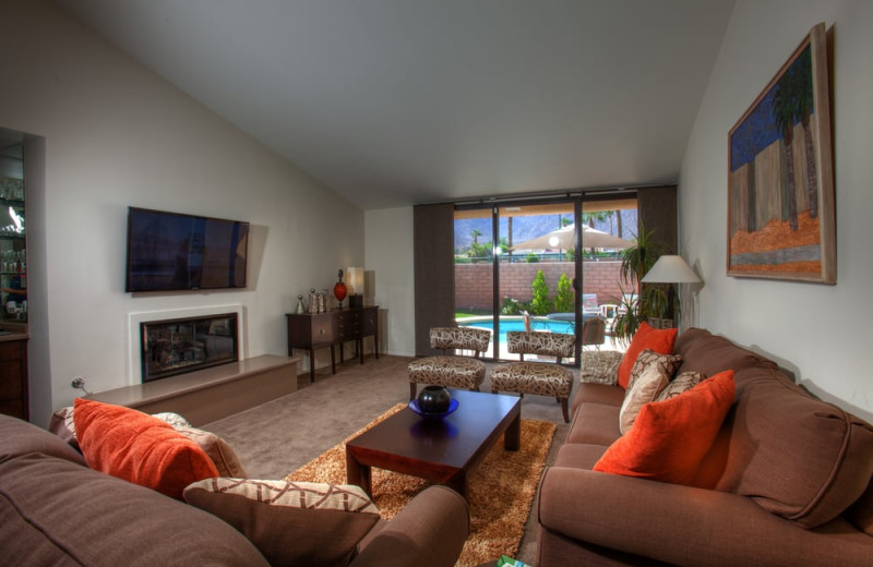 Rental living room at Sundance Villas.