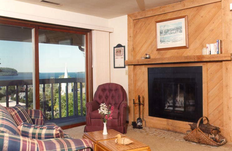 Living room at Harbor View Resort.